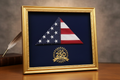 Gold Trim American Flag 250th Anniversary Photo Frame