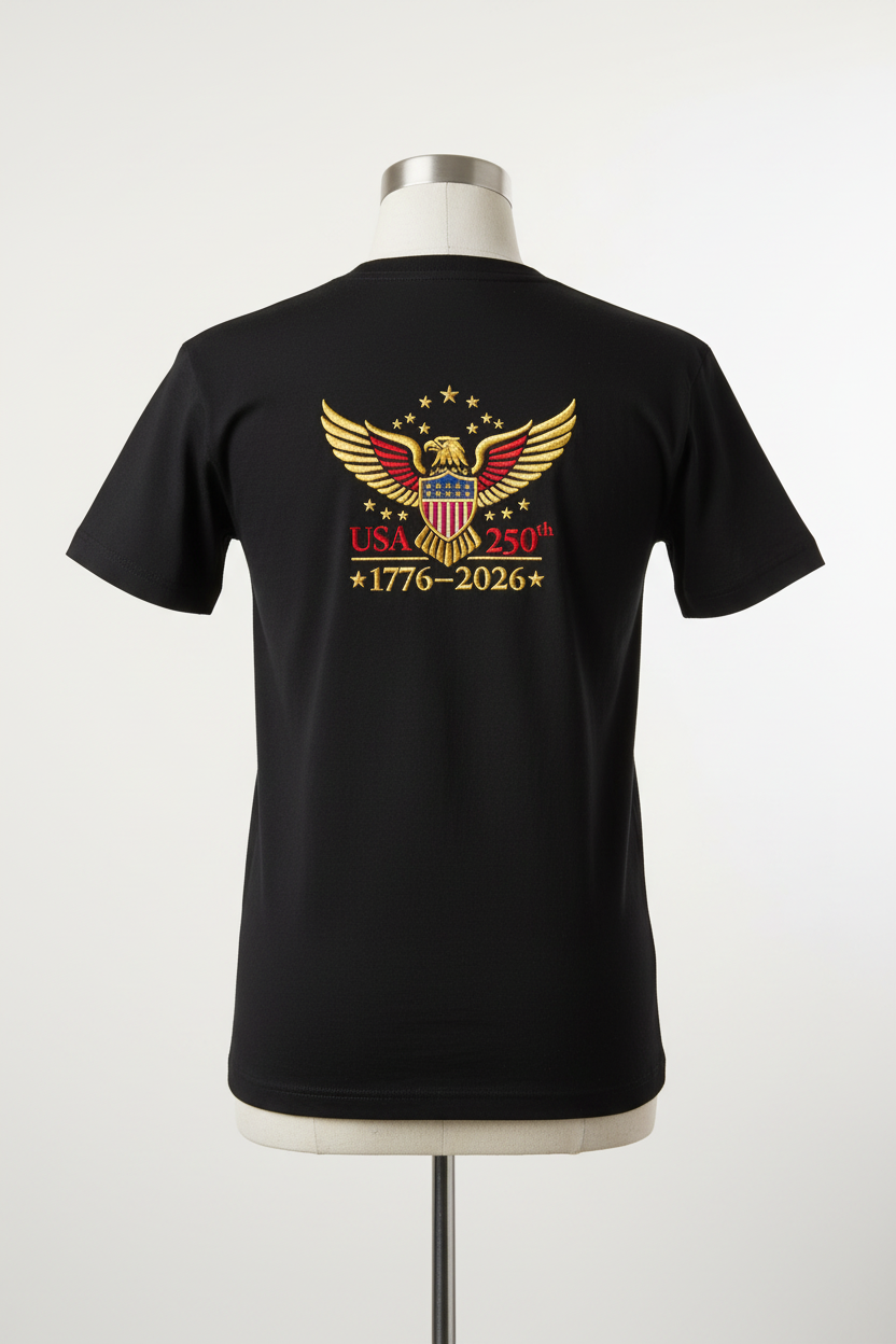 USA 250th Anniversary T-Shirt - back view